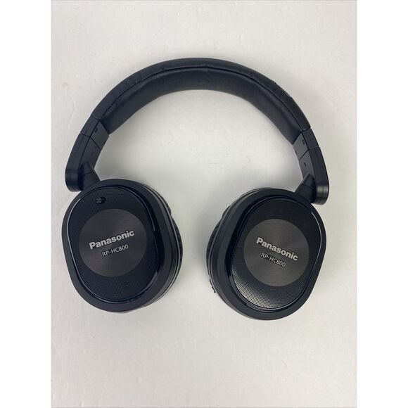 Panasonic RP-HC800‎ Stereo Headphones Noise Cancelling With Mic/Controller Black - Picture 1 of 5
